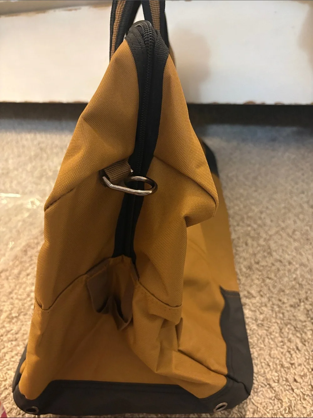 Talon Outdoor Brown/Tan Heavy-Duty Canvas Tote with Black Accents
